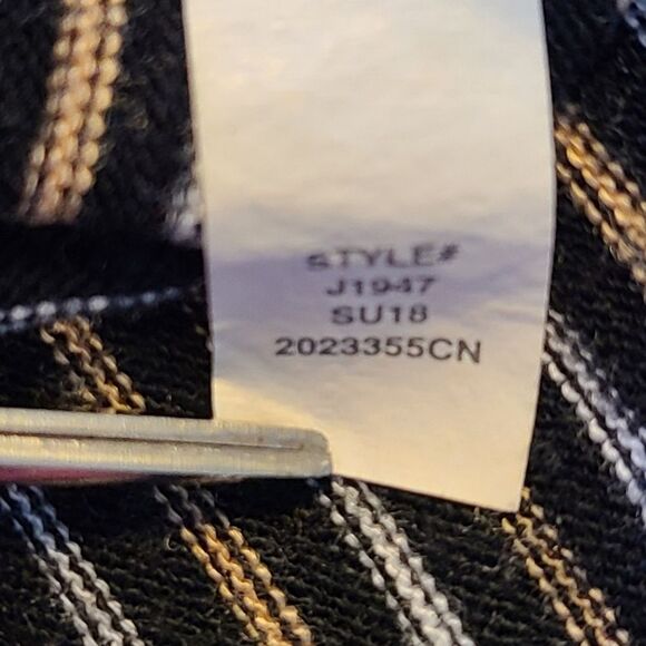 Madewell Dress Striped Sleeveless Scoop Neck Tank Top Dress Black Size Medium - Picture 12 of 12